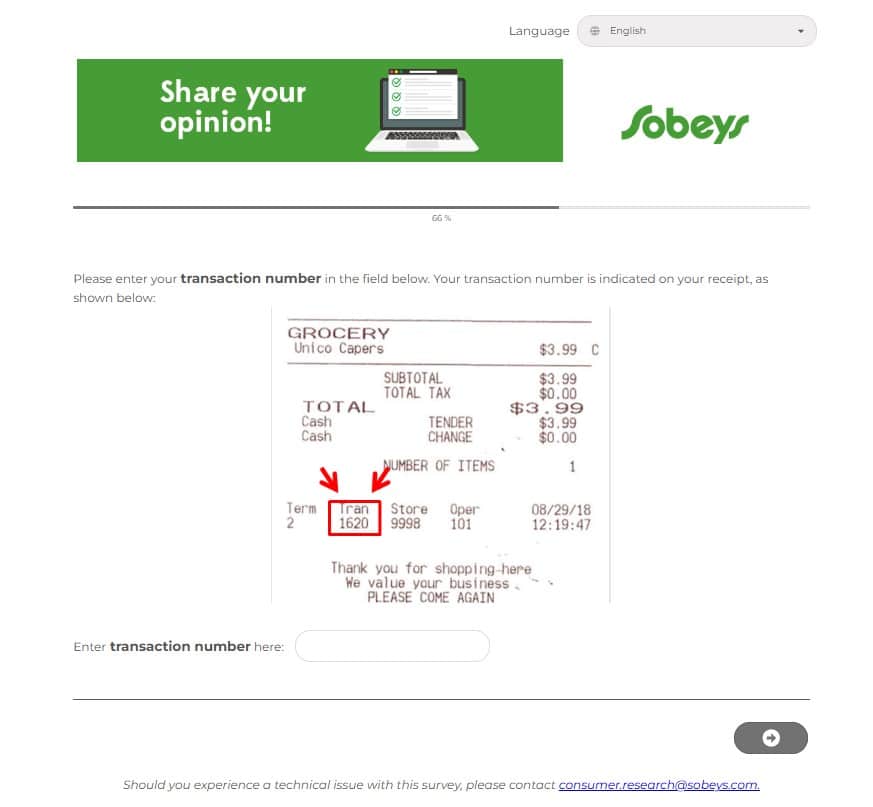 sobeys-survey-transection number